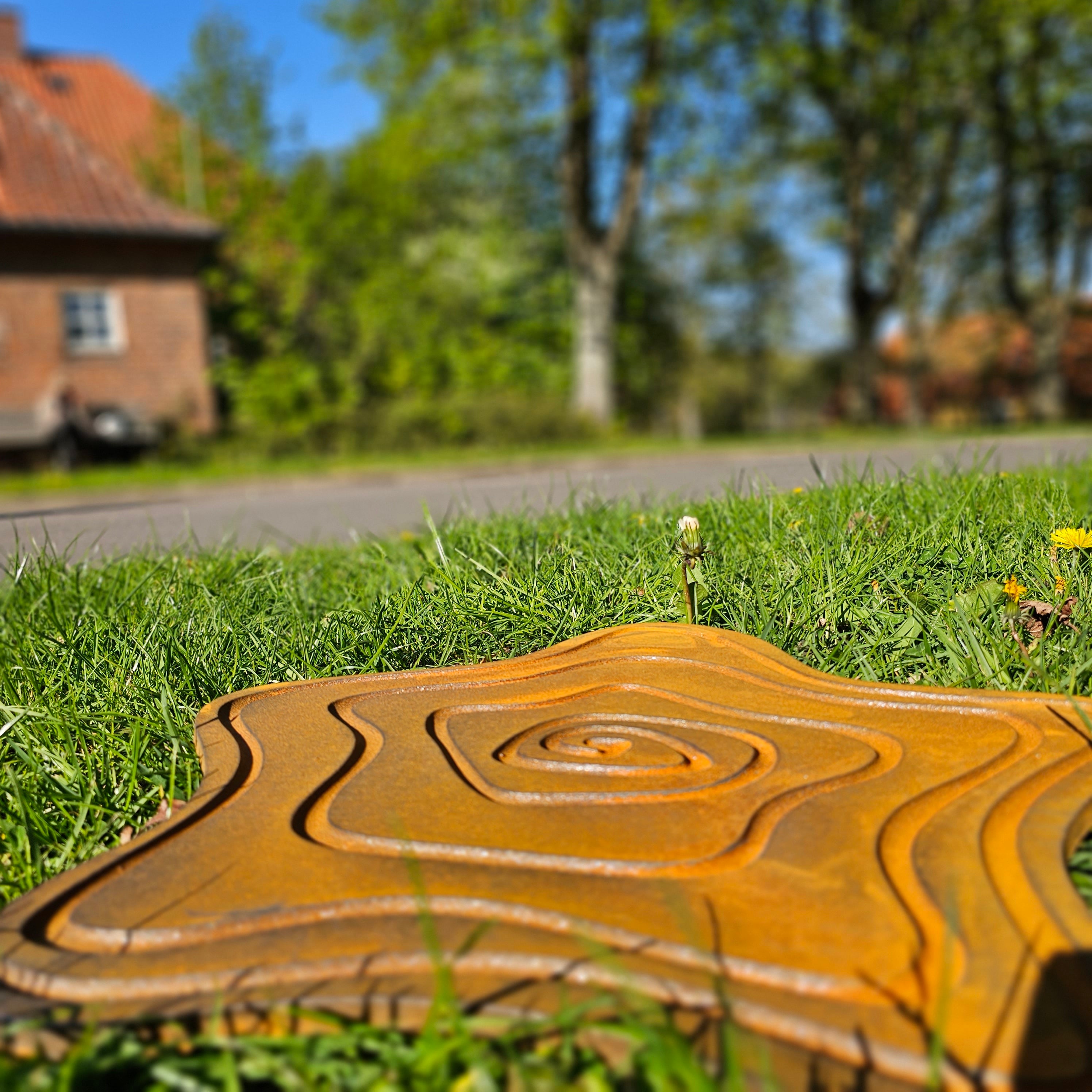 Falling Star Trædeflise i støbejern, ubehandlet